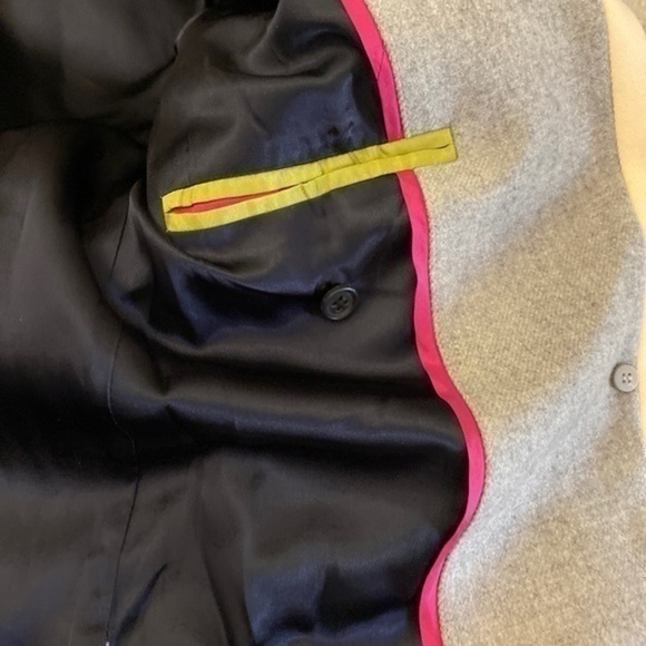 J. Crew Lexington power suit blazer wool grey double breast - Picture 9 of 9